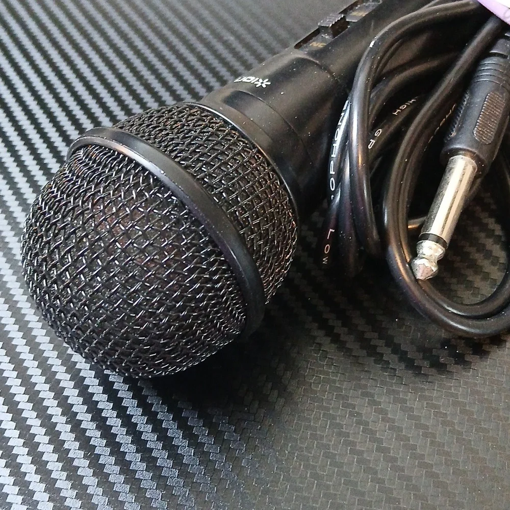 ION Tailgater Pathfinder 2 Speaker Wired Microphone Mic with On/Off Button Black